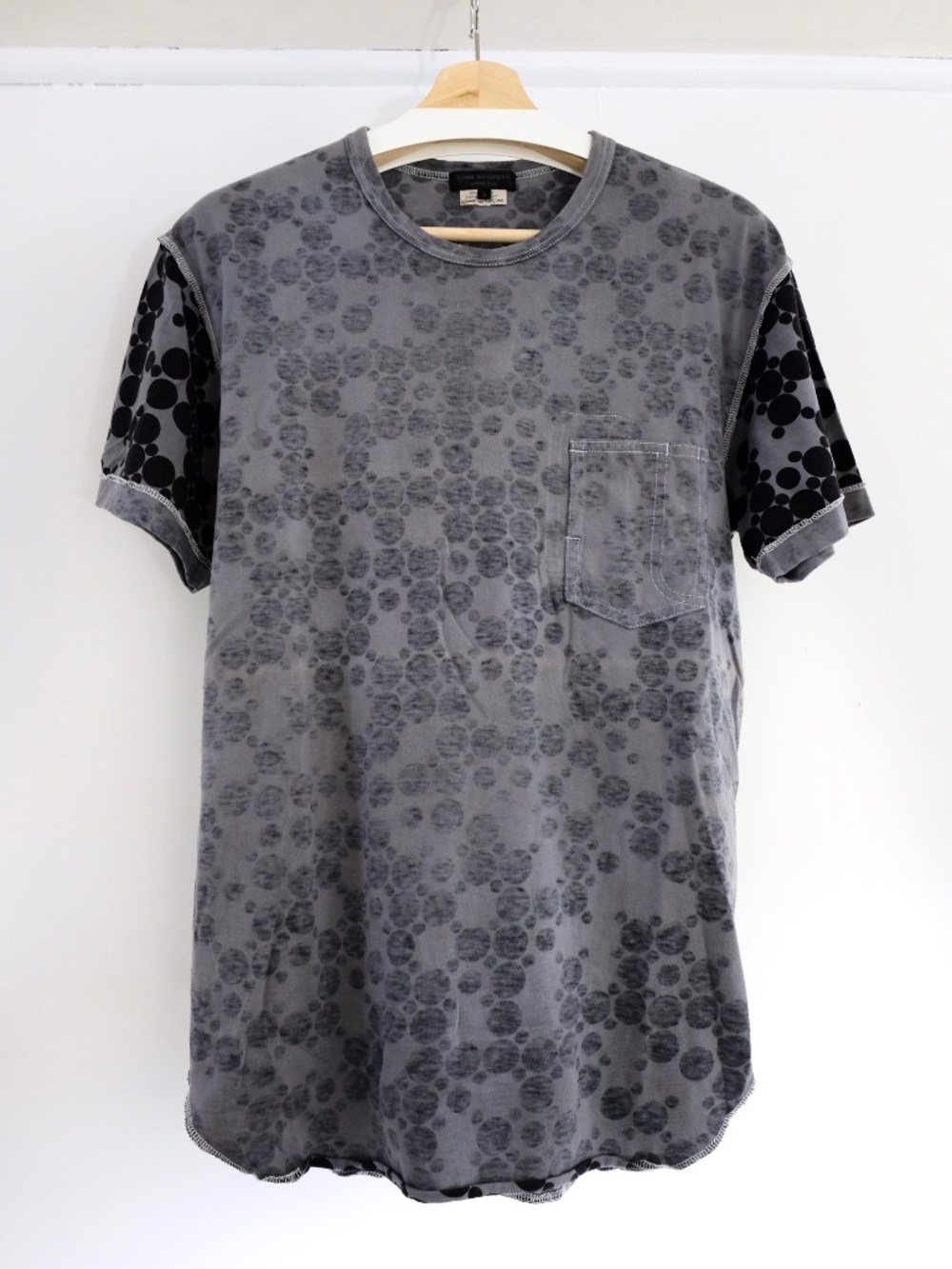 Comme des Garçons - SS09-Runway Cotton Dot Print Cut & Sewn Shirt - Picture 1 of 15